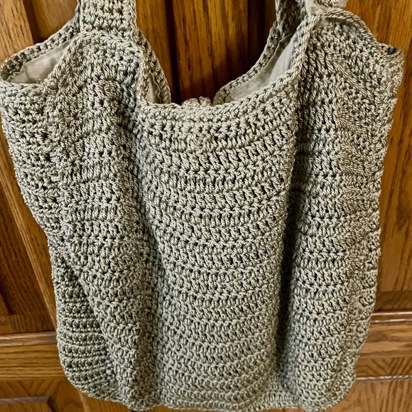 Vintage Crochet Shoulder Bag. GUC. - Picture 9 of 12